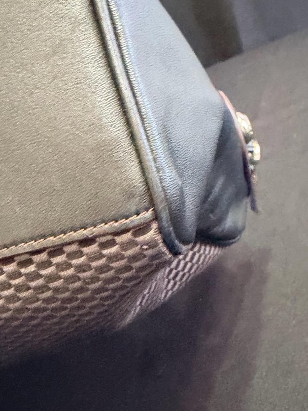 Coach Black Woven Leather Satchel - Coach - Picture 9 of 14